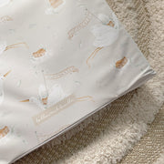 Anti-Roll Wedge Baby Changing Mat - Welcome Baby Print image 6
