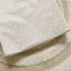 Anti-Roll Wedge Baby Changing Mat - Sand Animal Print