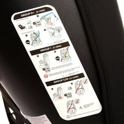 baby plus Orbitfix Group 0+/1/2/3 (Birth to 12 Years) Car Seat - Black Red image 14