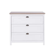 Tutti Bambini Verona 3-Piece Nursery Furniture Set – White & Oak image 15