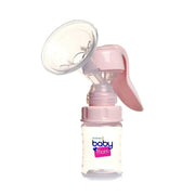 Baby Mom Manual Breast Pump – Pink image 3