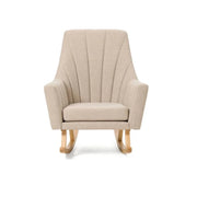 Tutti Bambini Jonah Rocking Chair & Foot Stool - Stone image 6