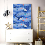 Dolphin Nursery Wall Art Prints – Set of 2 image 5
