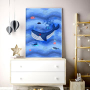 Dolphin Nursery Wall Art Prints – Set of 2 image 6