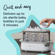 Tommee Tippee Super Steam Steriliser - White image 5