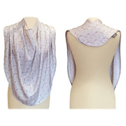 Breastfeeding Cover - Discreet and Stylish Nursing Scarf in Light Grey image 8