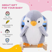 HOMCOM Penguin Rocking Toy with Music – 18+ Months image 7