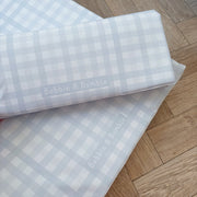 Anti-Roll Wedge Changing Mat - Baby Blue Gingham image 3