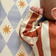 Anti-Roll Wedge Baby Changing Mat - Blue Harlequin image 7