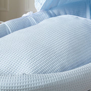 Grey Dimple Grey Wicker Baby Moses Basket With Stand image 6