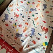 Anti-Roll Wedge Baby Changing Mat - Circus image 3