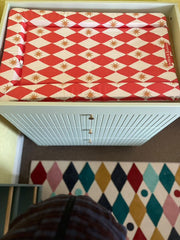 Standard Changing Mat - Red Harlequin image 4