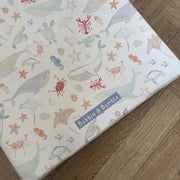 Anti-Roll Wedge Changing Mat - Deep Blue Sea image 2