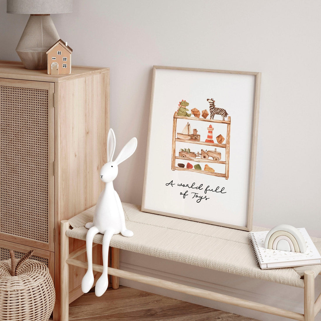 Bohemian Nursery Wall Art Print