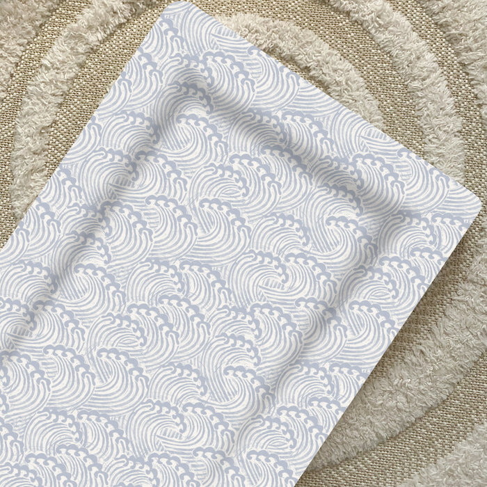 Standard Changing Mat - Ocean Waves Print