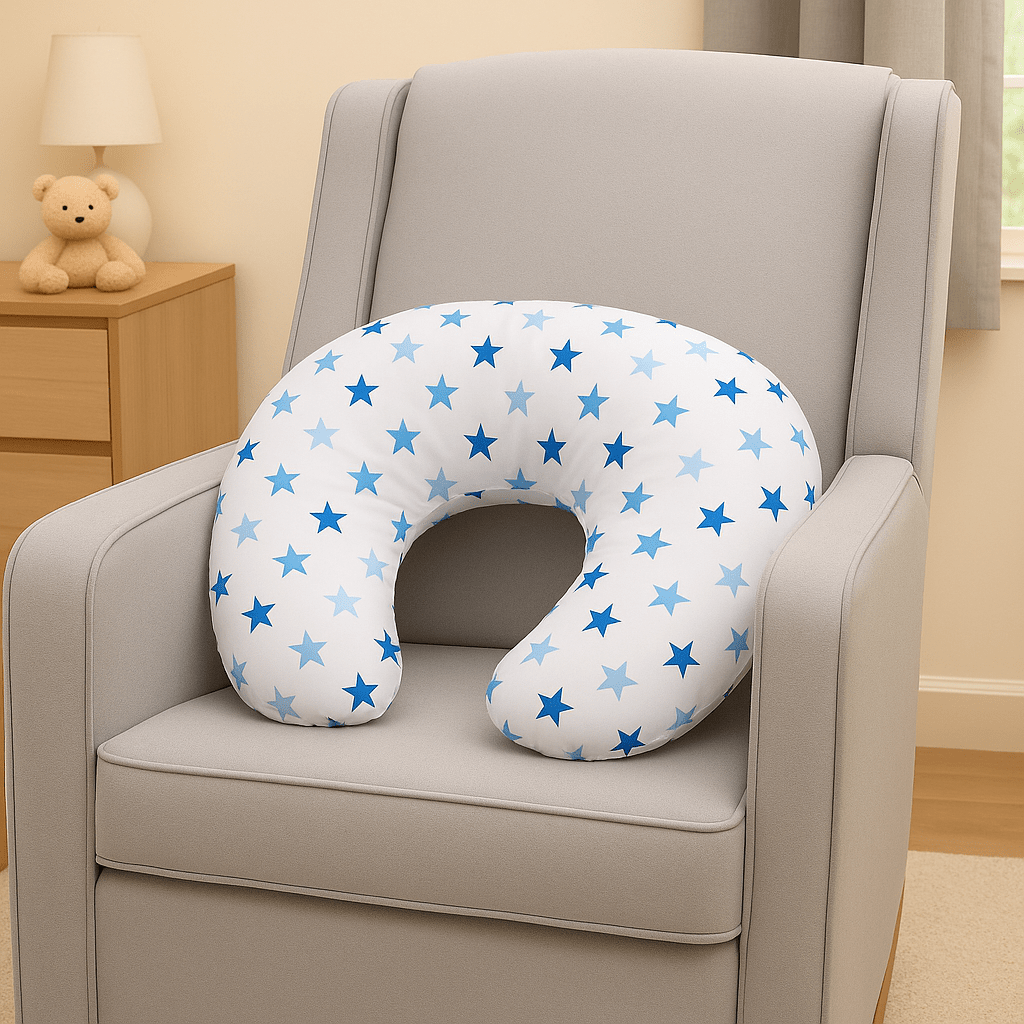 Maternity Nursing Pillow – Little Star Blue