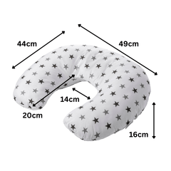 Maternity Nursing Pillow – Silver Twinkle