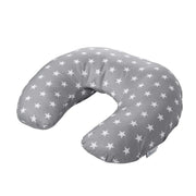 Breast Feeding Nursing Pillow  - Grey with Stars (COVER ONLY) image 1
