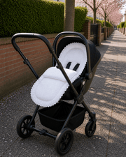Universal Broderie Anglaise Car Seat Footmuff / Cosy Toes image 3