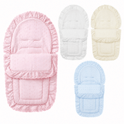 Universal Broderie Anglaise Car Seat Footmuff / Cosy Toes image 1