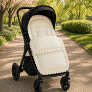 Universal Broderie Anglaise Pushchair Footmuff / Cosy Toes image 6