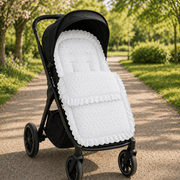 Universal Broderie Anglaise Pushchair Footmuff / Cosy Toes image 3