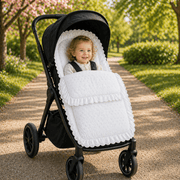Universal Broderie Anglaise Pushchair Footmuff / Cosy Toes image 8