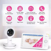 VTech RM7787 HD 7" Over-the-Cot Wi-Fi Baby Monitor image 2