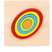 1-3 Years Old Baby Children's Puzzle Wooden 3d Shape Puzzle Toy image 5