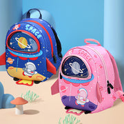 Breathable Trend Astronaut Kindergarten Anti Lost Backpack image 1