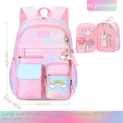 Gradient & Starry Sky Primary School Backpack image 6