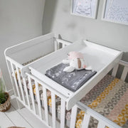 Tutti Bambini Rio Cot Bed with Cot Top Changer & Mattress - White image 4