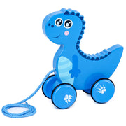 Wooden Animal Puppy Crocodile Trailer Children's Cartoon Parent-child Toddler Car Baby 3-6 Years Old Educational Toys image 10