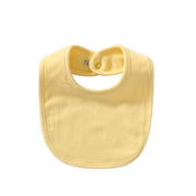 Cotton Baby Bib with Hidden Snap Fastening – Multiple Colours image 3