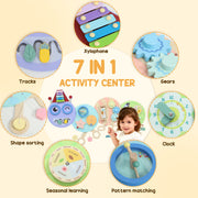 AIYAPLAY Caterpillar Busy Board with 7 Activities image 3