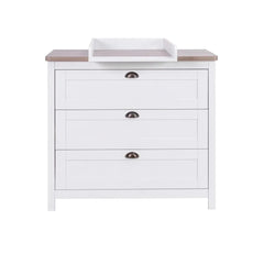 Tutti Bambini Verona 2-Piece Nursery Furniture Set – White & Oak