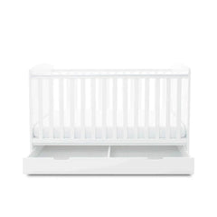 Ickle Bubba Coleby Classic Cot Bed with Under Drawer – White
