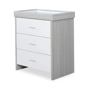 Ickle Bubba Pembrey Changing Unit & Chest - Ash Grey & White image 4