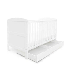 Ickle Bubba Coleby Classic Cot Bed & Under Drawer White