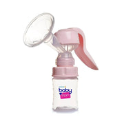 Baby Mom Manual Breast Pump – Pink image 1