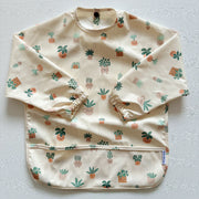 Long Sleeved Baby Bib - Pot Plants image 4