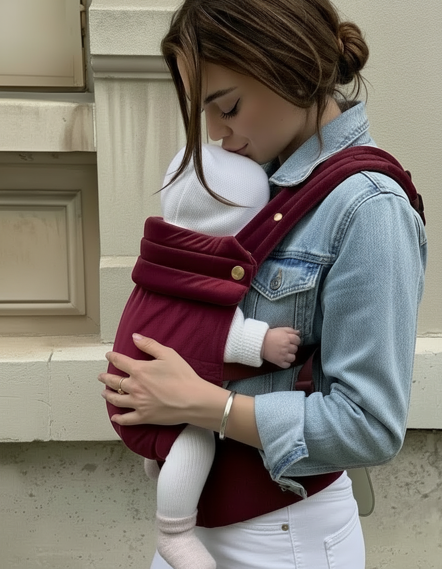 Velvet Baby Carrier – Velvet Cherry