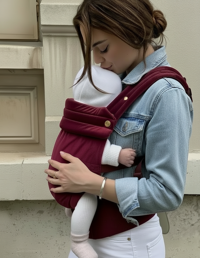 Velvet Baby Carrier – Velvet Cherry
