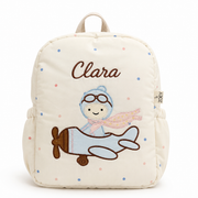 Handcrafted Little Aviator Kids Backpack image 1