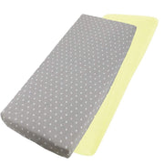 Crib Jersey Fitted Sheets 100% Cotton 40x90cm - Pack Of 2 - Fits All Models image 153