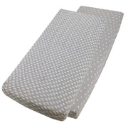Crib Jersey Fitted Sheets 100% Cotton 40x90cm - Pack Of 2 - Fits All Models image 167