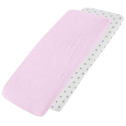 Crib Jersey Fitted Sheets 100% Cotton 40x90cm - Pack Of 2 - Fits All Models image 63