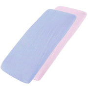 Crib Jersey Fitted Sheets 100% Cotton 40x90cm - Pack Of 2 - Fits All Models image 47