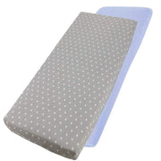 Crib Jersey Fitted Sheets 100% Cotton 40x90cm - Pack Of 2 - Fits All Models image 135