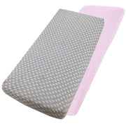 Crib Jersey Fitted Sheets 100% Cotton 40x90cm - Pack Of 2 - Fits All Models image 141